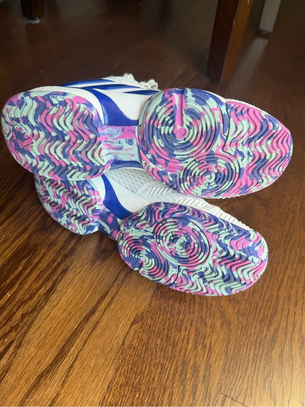 Adidas Performance Barricade Kids Size 1 Tennis Shoes